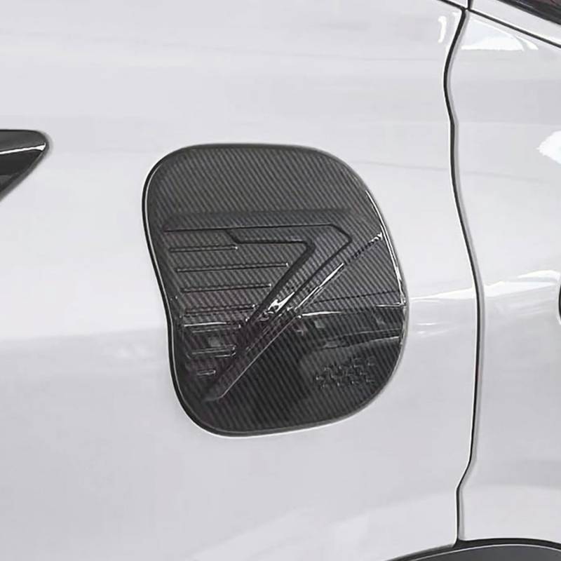 für Qashqai J12 2021 2022 2023 Tankdeckel Dekor ABS Kunststoff 1 Stück (Kohlefaserfarbe) von HIGH FLYING