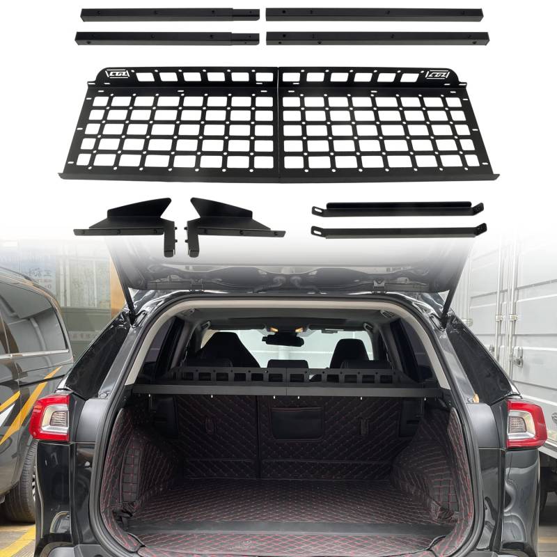 für RAV4 XA50 2019-2025 Gepäcknetz Stauraum Kofferraum, Hundegitter, Autoschutzgitter Trenngitter Metall von HIGH FLYING