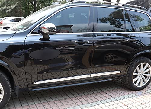 für XC90 2015-2020 Seiten Tür Dekor Stylingleisten Chrom Zierleisten ABS Kunststoff 4 Stück für XC90 2015-2020 Seiten Tür Dekor Stylingleisten Chrom Zierleisten ABS Kunststoff 4 Stück von HIGH FLYING