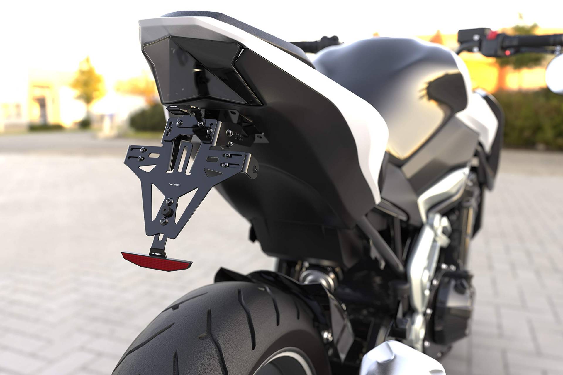 HIGHSIDER Akron-RS Pro Motorrad Kennzeichenhalter, XSR 125, 2021- HIGHSIDER Akron-RS Pro Motorrad Kennzeichenhalter, XSR 125, 2021- von HIGHSIDER