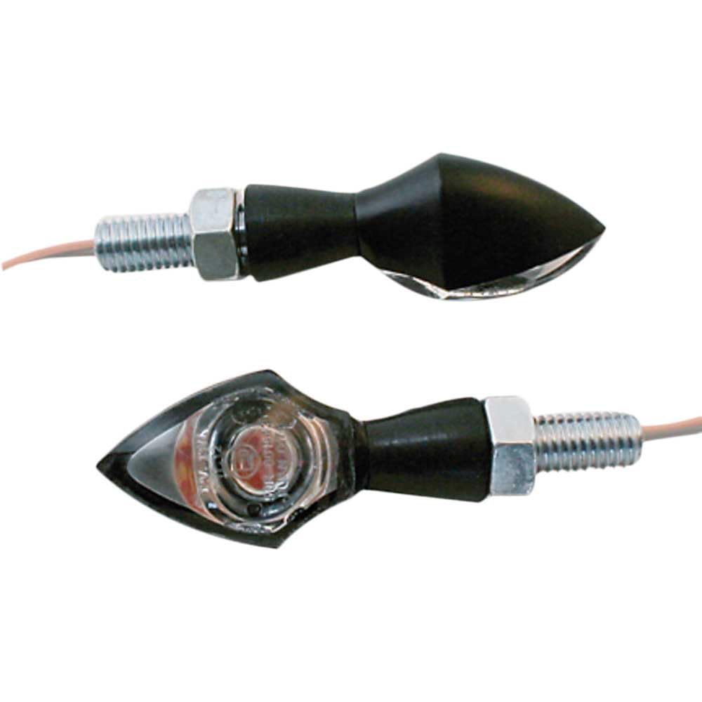 HIGHSIDER Ein-LED-Blinker PEN HEAD, klares Glas schwarz HIGHSIDER Ein-LED-Blinker PEN HEAD, klares Glas schwarz von HIGHSIDER