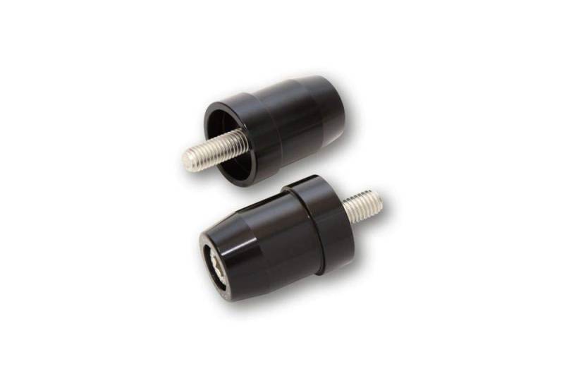 Highsider Lenkerenden für Originallenker - 1 Zoll - Schwarz - Aluminium von HIGHSIDER