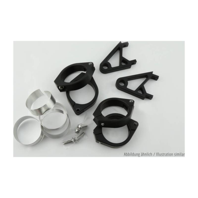 Highsider lampenhalter set xs für 47-54 mm Ø, schwarz von HIGHSIDER