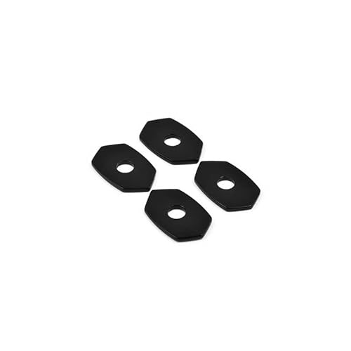 HIGHSIDER Montageplatten INDY SPACER Alu schwarz, für div. KAWASAKI (Black) von HIGHSIDER