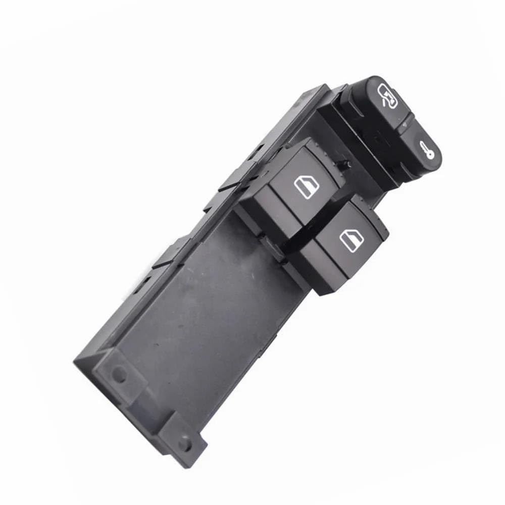 Electric Power Fensterheber Für Golf 4 Für Passat 3B 3BG Für Seat Elektrische Schwarz Fenster Control Heber Schalter Konsole Ersatz 1J3959857(Without chrome) von HIIAW