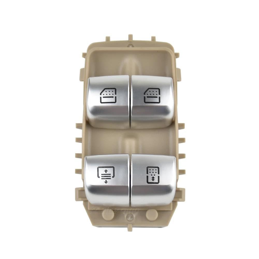 Electric Power Fensterheber Für S 450 550 560 600 63 65 A2229051505 Elektrische Fensterheber Schalter Steuertaste(Beige) von HIIAW