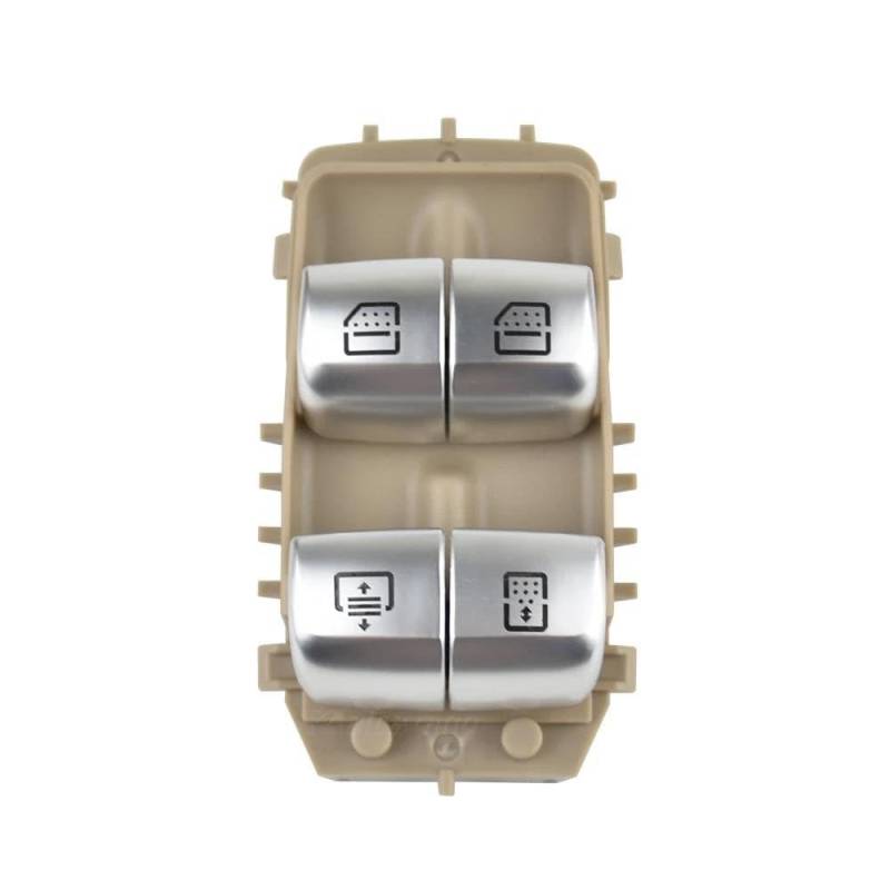 Electric Power Fensterheber Für S 450 550 560 600 63 65 A2229051505 Elektrische Fensterheber Schalter Steuertaste(Beige) von HIIAW