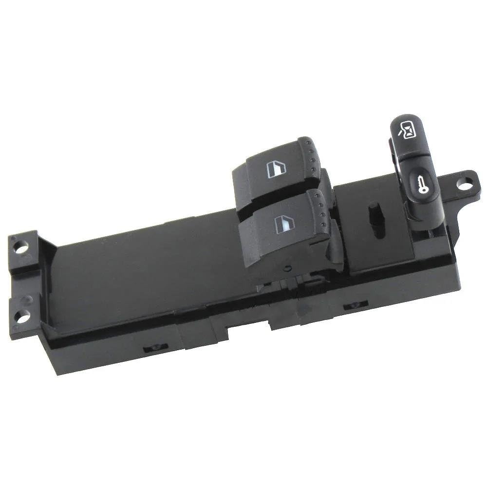 Electric Power Fensterheber Für Seat Für Leon Für Toledo Elektrische Fensterheber Control Schalter Regler Heber Taste 1J3959857(With chrome) von HIIAW