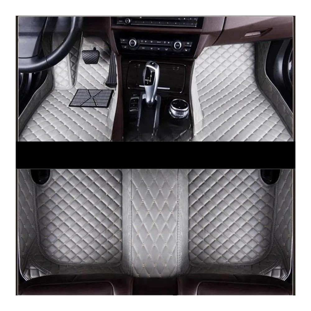 Fußmatten mit Auto Auto-Fußmatten Allwetter-wasserdichte Auto-Fußmatten Auto-Zubehör Für Cadillac Für CTS 2008–2013(Gray) von HIIAW
