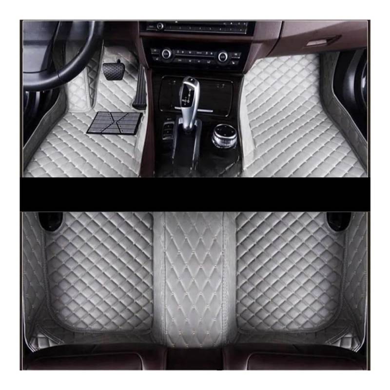 Fußmatten mit Auto Auto Fußmatten Auto Allwetter Wasserdichte Auto Fußmatten Auto Zubehör Für ISUZU Für MU-X 2013-2022 7 Sitze Modell(Gray) von HIIAW