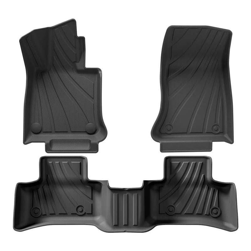 Fußmatten mit Auto Für GLC 300 LHD 2023 2024 5seat TPE Auto Fußmatten Cargo-Liner Stamm Pad Fuß Matte Set Links Ruder von HIIAW