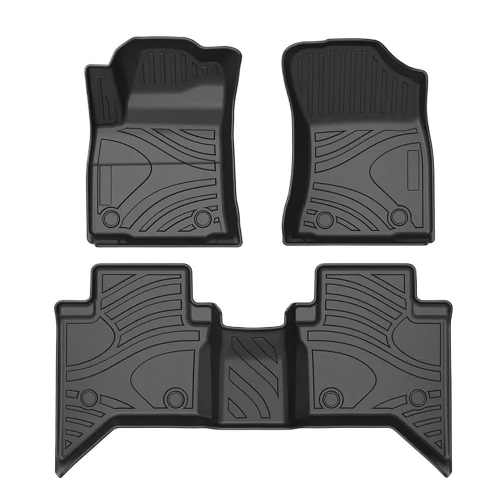 Fußmatten mit Auto Für Hilux 2015-2022 LHD Auto Fußmatten Allwetter TPE Fußmatten Pad Matte Innen Zubehör Fußmatten mit Auto Für Hilux 2015-2022 LHD Auto Fußmatten Allwetter TPE Fußmatten Pad Matte Innen Zubehör von HIIAW