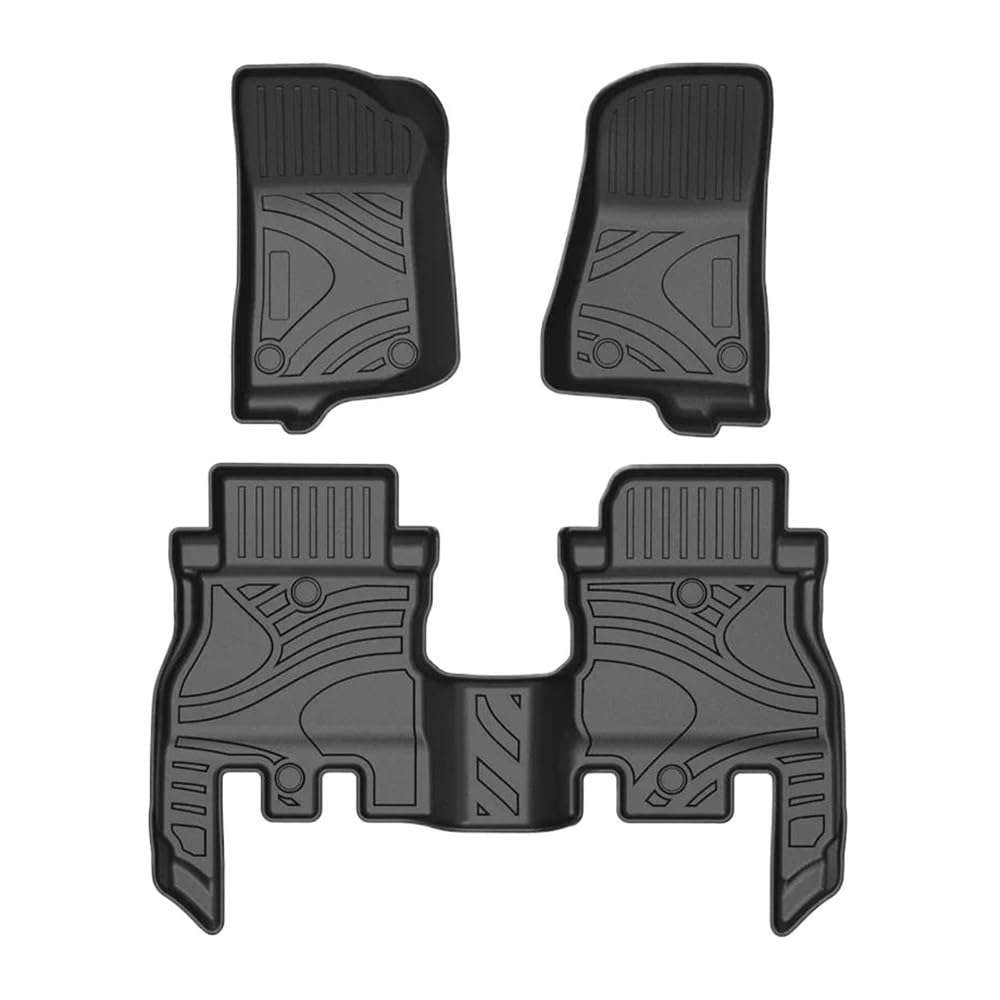 Fußmatten mit Auto Für WRANGLER 2018-2023 4 TÜR Auto Auto Fußmatten Allwetter TPE Fußmatten Geruchlose Pad Tablett Matte Innen Zubehör Fußmatten mit Auto Für WRANGLER 2018-2023 4 TÜR Auto Auto Fußmatten Allwetter TPE Fußmatten Geruchlose Pad Tablett Matte Innen Zubehör von HIIAW