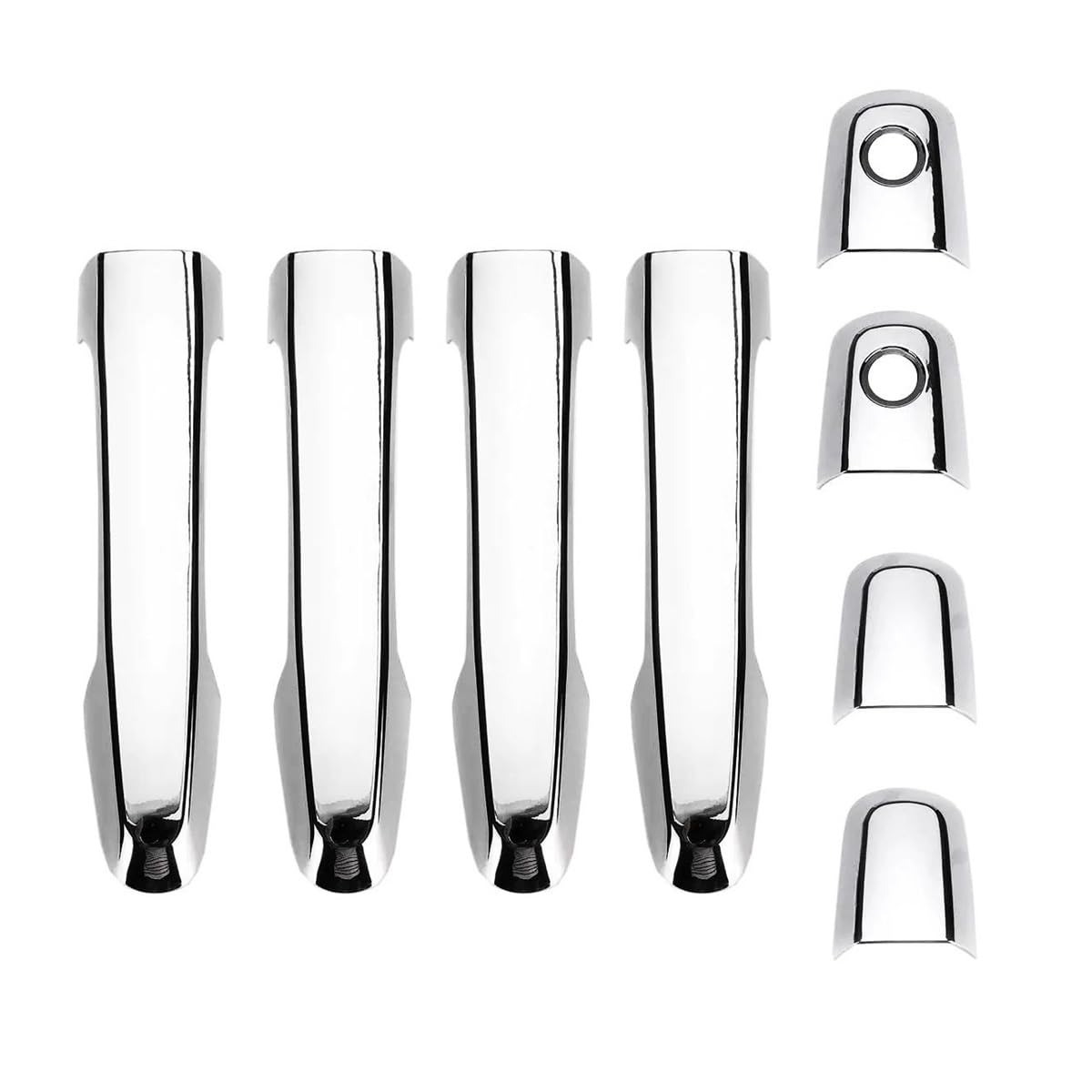 Vorderer Linker Außengriff 8-teiliger Seitlicher Außentürgriff Für L200 Für Triton 2006–2014 Chrom-Türgriff-Abdeckungsverkleidung Vorderer Linker Außengriff 8-teiliger Seitlicher Außentürgriff Für L200 Für Triton 2006–2014 Chrom-Türgriff-Abdeckungsverkleidung von HIIAW