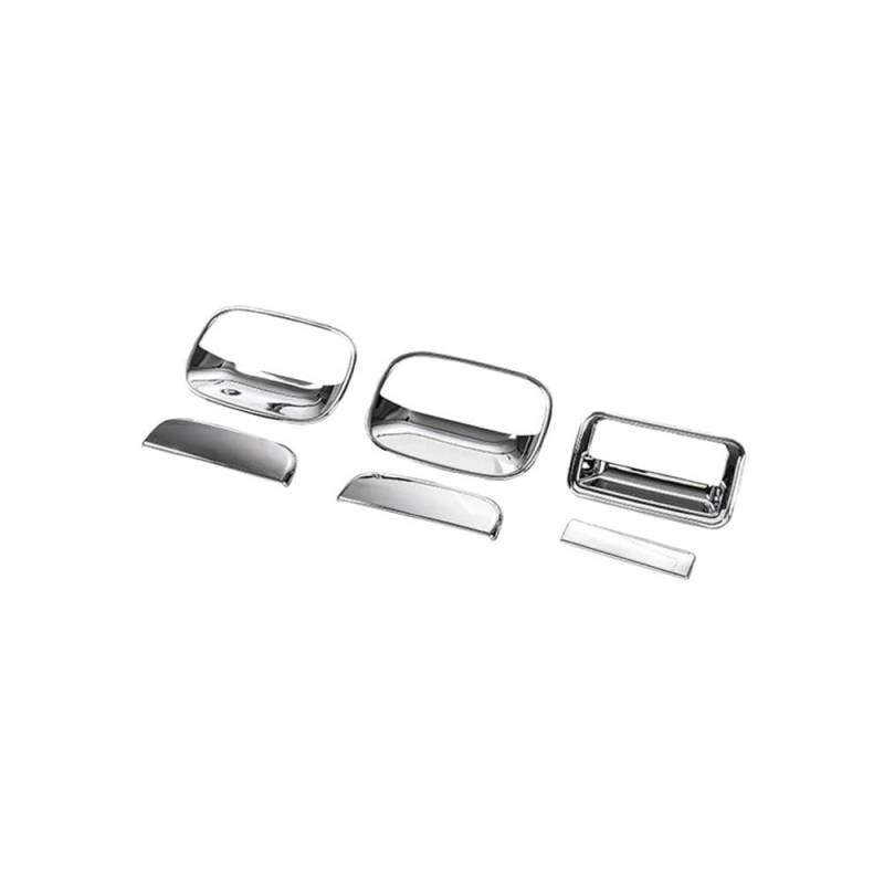 Vorderer Linker Außengriff ABS Außentür Heckklappe Griff Shell Dekorative Abdeckung Auto Zubehör Für Suzuki Für Jimny 2007-2017(Chorme) von HIIAW