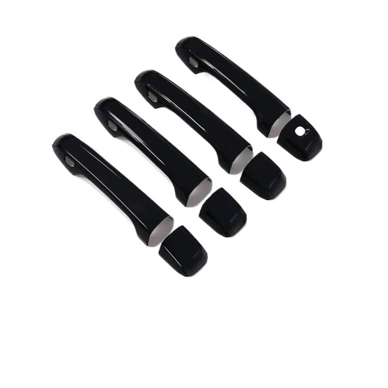 Vorderer Linker Außengriff Außentür Griff Schutzhülle Für GX460 Für GX460 2010-2023 Upgrade Dekorative Modifikation Zubehör 2022 2021(Black) von HIIAW