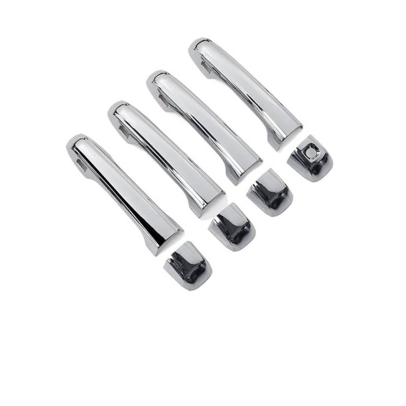 Vorderer Linker Außengriff Außentür Griff Schutzhülle Für GX460 Für GX460 2010-2023 Upgrade Dekorative Modifikation Zubehör 2022 2021(Silver) von HIIAW