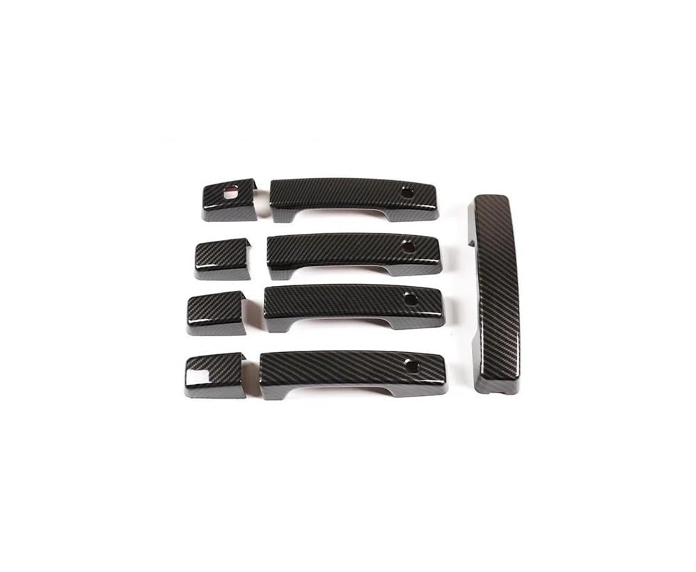 Vorderer Linker Außengriff Autotürgriff-Außentürgriffabdeckung Für Defender 110 2020–2022 Außengriff-Schutzhülle 9-teiliges Set(Carbon Fiber) von HIIAW