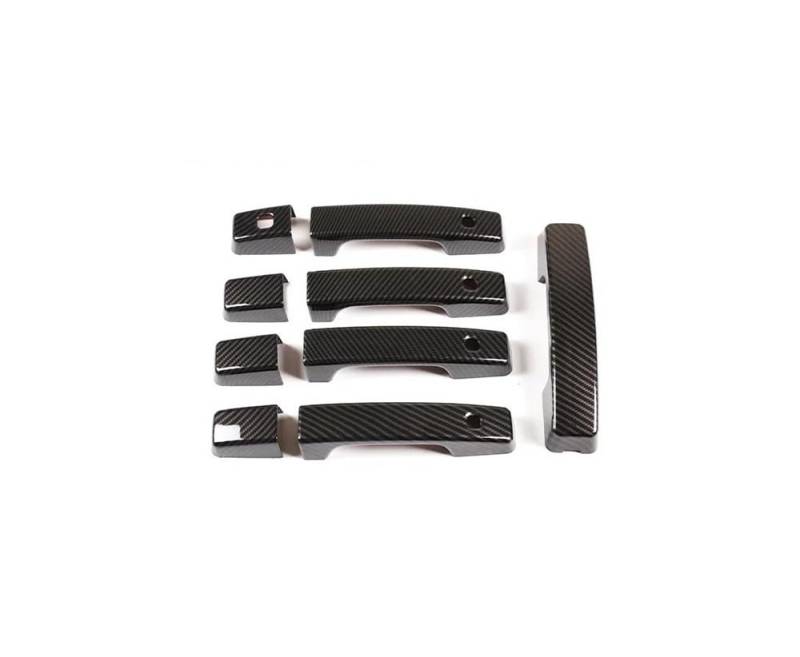 Vorderer Linker Außengriff Autotürgriff-Außentürgriffabdeckung Für Defender 110 2020–2022 Außengriff-Schutzhülle 9-teiliges Set(Carbon Fiber) von HIIAW