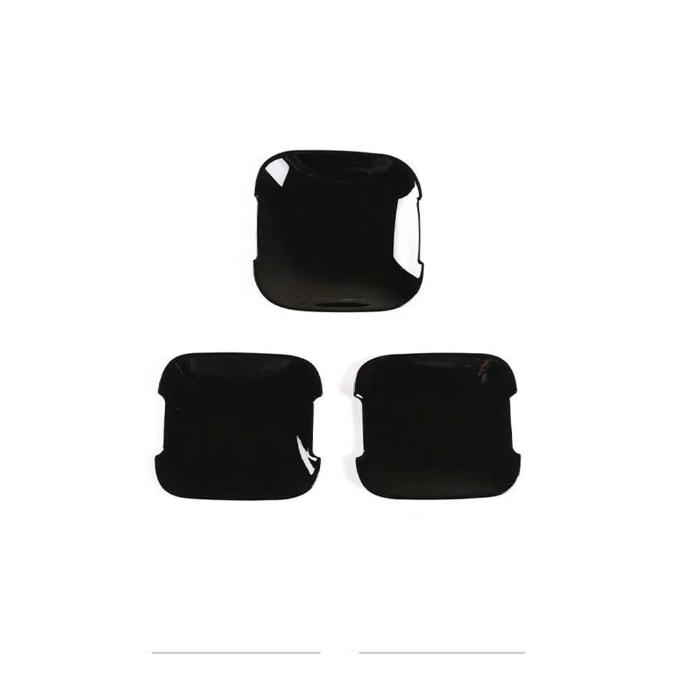 Vorderer Linker Außengriff Autotürgriff-Außentürgriffabdeckung Für Defender 90 2020–2022 Außengriff-Schutzhülle 9-teiliges Set(Bright Black) von HIIAW