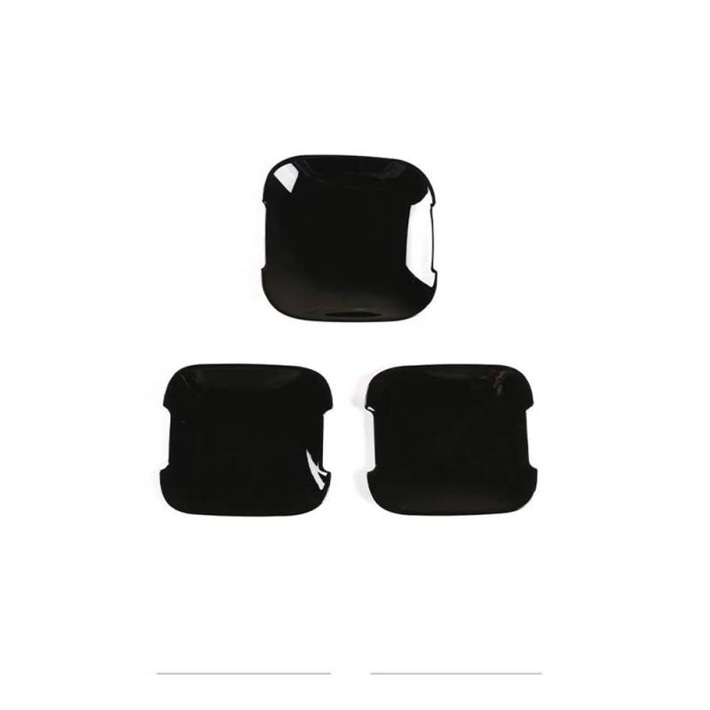 Vorderer Linker Außengriff Autotürgriff-Außentürgriffabdeckung Für Defender 90 2020–2022 Außengriff-Schutzhülle 9-teiliges Set(Bright Black) von HIIAW