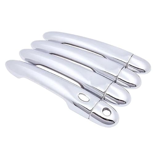 Vorderer Linker Außengriff Chrom Außentür Griff Abdeckung Für Fluence Für SM3 2009-2020 Auto Zubehör Styling Aufkleber Trim Set(1 Keyhole 1 Button) von HIIAW