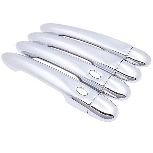 Vorderer Linker Außengriff Chrom Außentür Griff Abdeckung Für Fluence Für SM3 2009-2020 Auto Zubehör Styling Aufkleber Trim Set(No Keyhole 2 Buttons) von HIIAW