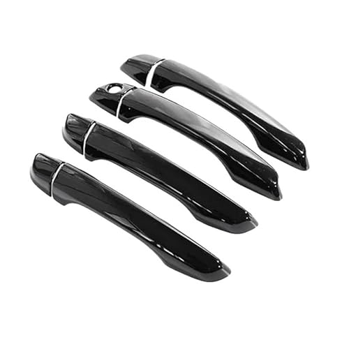 Vorderer Linker Außengriff Chrom Auto Türgriff Abdeckung Trim Für Vauxhall Für Corsa 2020 2021 2022 2023 Chrom Styling Außen Auto Zubehör(Blcak) von HIIAW