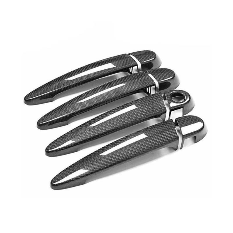 Vorderer Linker Außengriff Dry Carbon Fiber Auto Außen Außentür Griff Abdeckung Shell Stick Für X5 Für E70 2008-2013 Mit Intelligente Schlüssel 4 Türen LHD von HIIAW