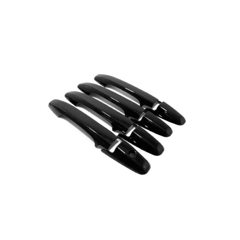 Vorderer Linker Außengriff Für Civic 8 2006 2007 2008 2009 2010 Chrom Auto Türgriff Abdeckung Trim Carbon Faser Auto-Styling Außen Teile Zubehör(Black) von HIIAW