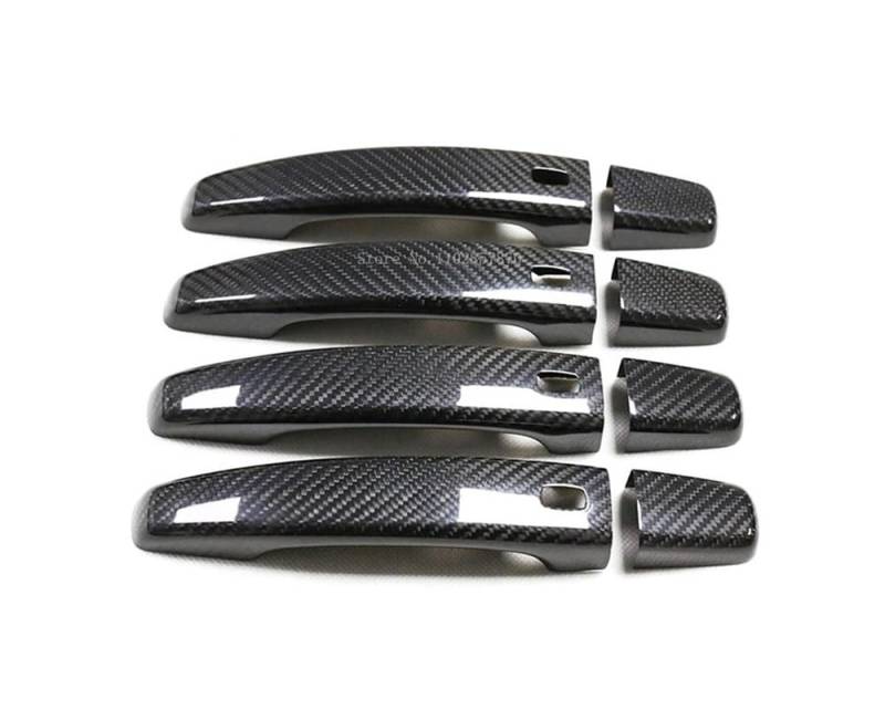 Vorderer Linker Außengriff Für Encore Für Regal 2010-2017 Auto Zubehör Carbon Türgriff Abdeckung Rahmen Aufkleber Außen Trim Bodykit(Styles1) von HIIAW