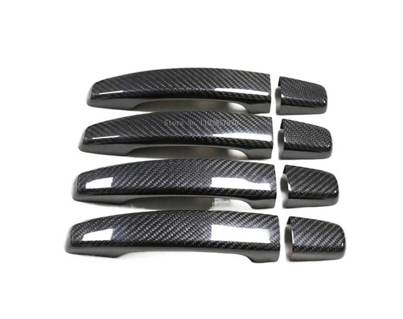Vorderer Linker Außengriff Für Encore Für Regal 2010-2017 Auto Zubehör Carbon Türgriff Abdeckung Rahmen Aufkleber Außen Trim Bodykit(Styles2) von HIIAW
