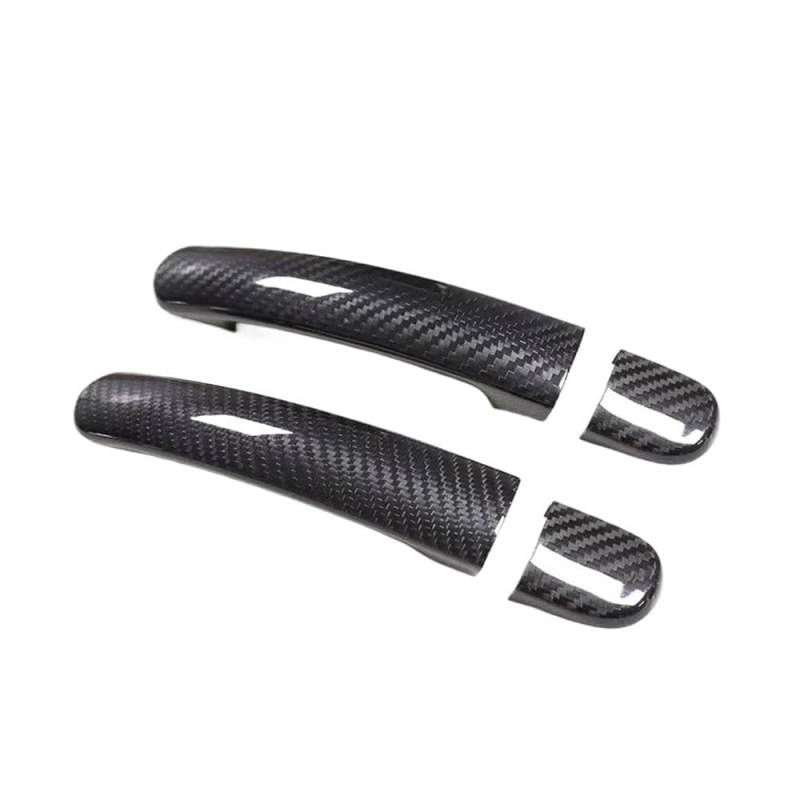 Vorderer Linker Außengriff Für Octavia 1Z 2005-2014 Auto Zubehör Carbon Faser Türgriff Abdeckung Rahmen Aufkleber Außen Trim Bodykit(2 Doors-NO Sensor) von HIIAW