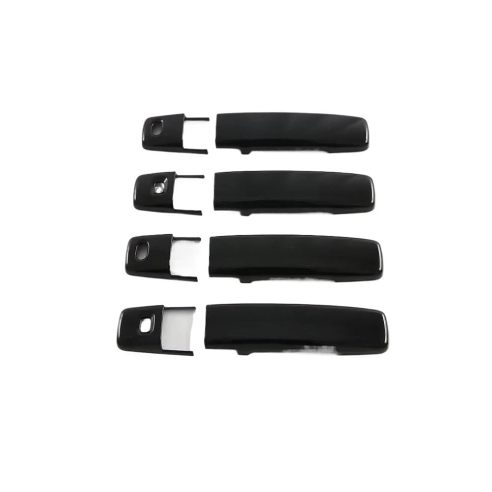 Vorderer Linker Außengriff RHD Für ROOX 2021 2022 Carbon Faser Schwarz Auto Außerhalb Türgriff Shell Türgriff Tür Schüssel Abdeckung Außen Zubehör(Black B Styles 1) von HIIAW