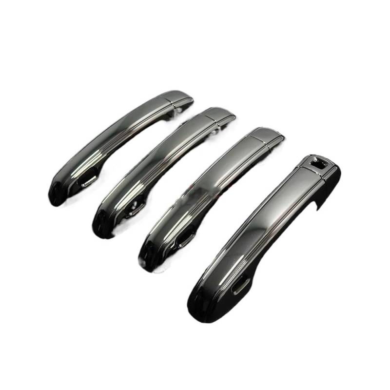 Vorderer Linker Außengriff Schwarz Außentür Griff Schutz Abdeckung Trim Äußere Außerhalb Zugang Tür Griff Set Für LX570 Für GX460 2010-2021 von HIIAW