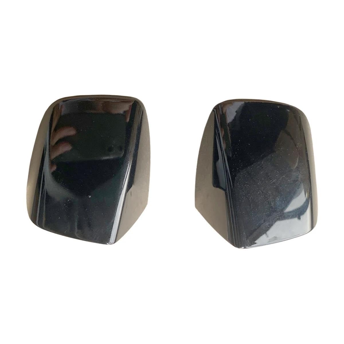 Vorderer Linker Außengriff Schwarze Außentürgriff-Zylindergehäuse-Abdeckkappe Ohne Loch Für A6 Für C7 Für A8 Für S6 2012–2018(1 Pair) von HIIAW