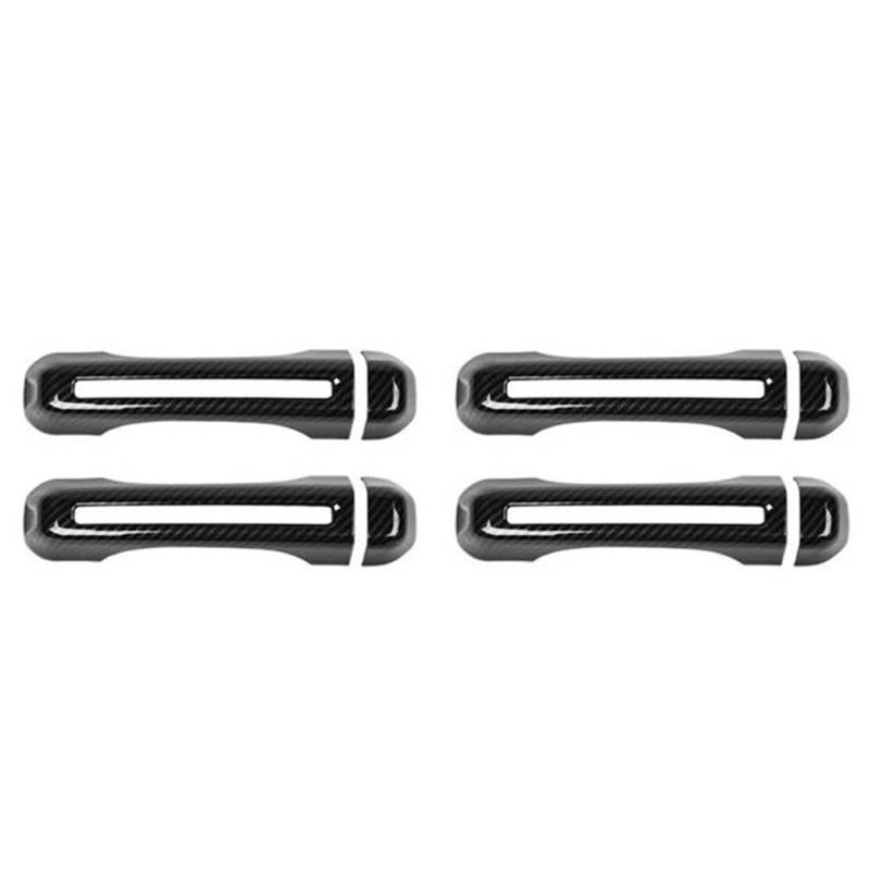 Vorderer Linker Außengriff Türgriff Shell Dekoration Abdeckung Organizer Aufkleber Für Gladiator JT 2018 + Auto Zubehör Styling(Styles2) von HIIAW