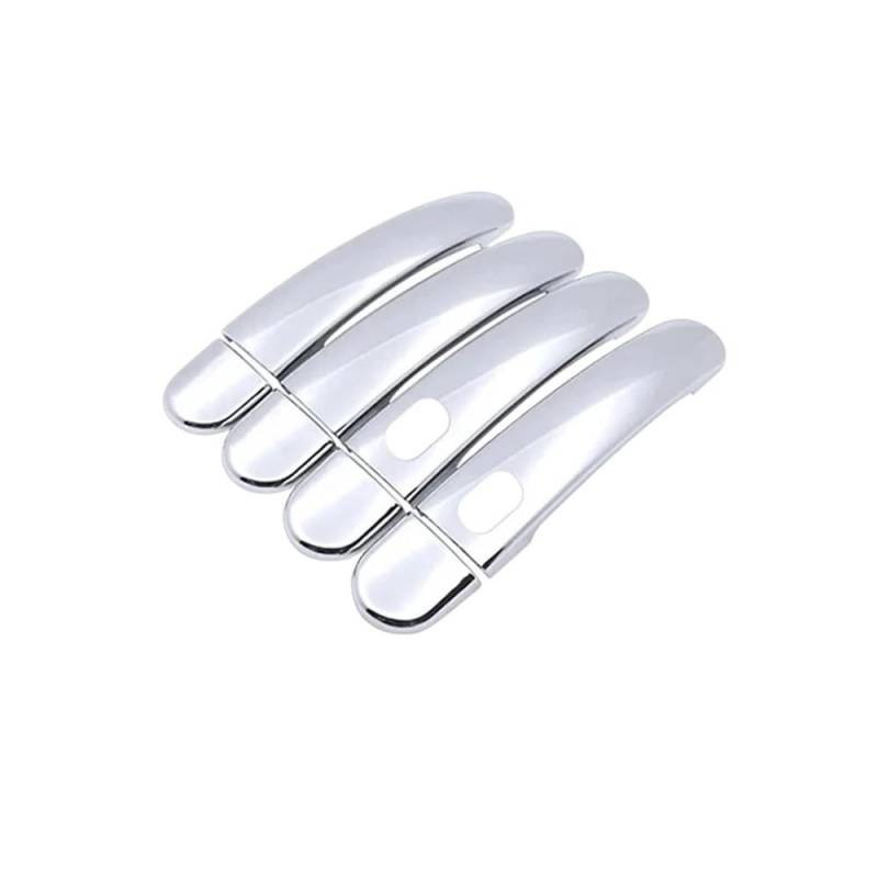 Vorderer Linker Außengriff Türgriffabdeckung Chrom Für Altea 2004–2015 2005 2006 2007 2008 Luxuriöse Autotürverkleidung ABS-Autozubehör(Handle 2 Buttons) von HIIAW
