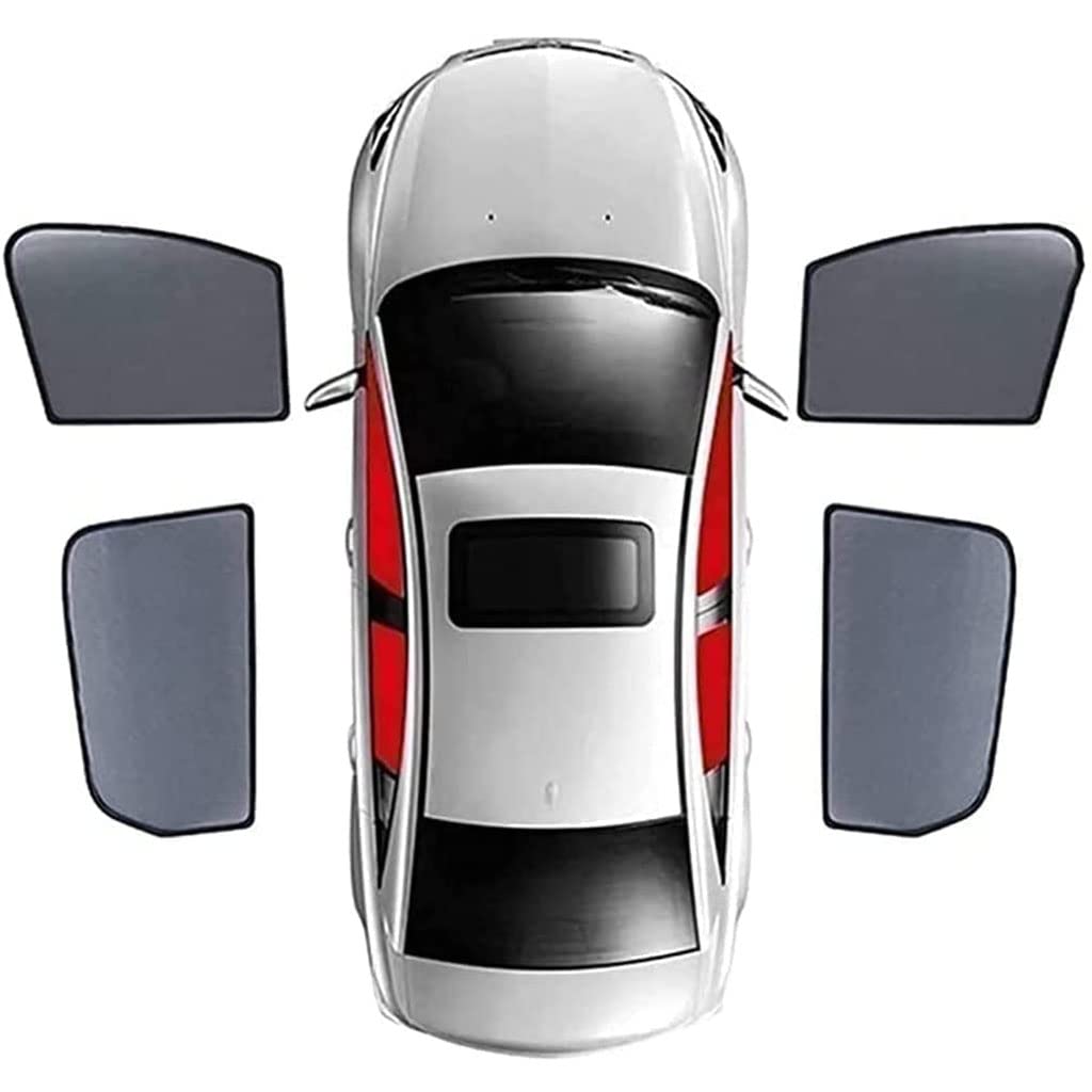 Auto Seite Fenster Sonnenblende für Mazda CX-30 CX30 2019-2020,Magnetisch Front Heckscheibe Vorhang Sonnenschutz Sonnenschutzrollos Shading Net Zubehör,4pcs-Doors-Window von HILLAR