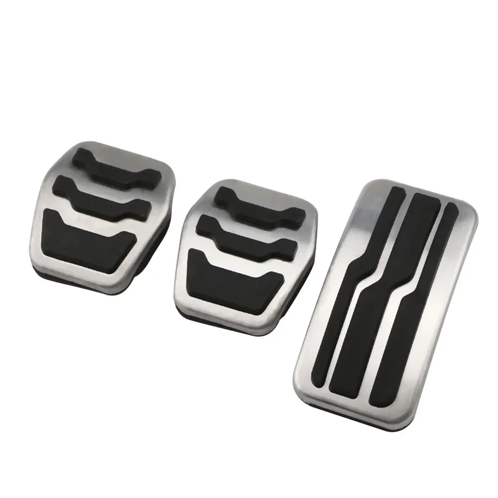 Car Innenausstattung Für Ford Für Focus 2 3 4 MK2 MK3 MK4 2005-2017 Edelstahl Auto Innen Gas Kraftstoff Pedal Bremspedale Abdeckung Interieurleisten Zubehör(Farbe:3 Pcs MT) von HILLAR
