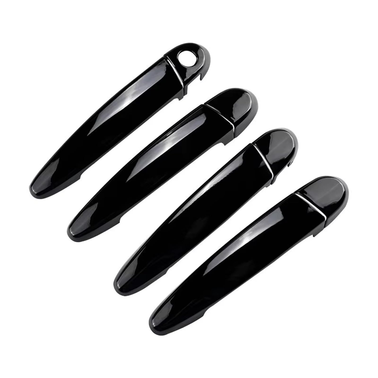 HILLAR Auto Außentürgriffe Für 3er 2013-2019 F34 F30 F31 F35 F80 Glänzend Schwarz Chrom Auto Türgriff Abdeckung Trim Aufkleber Styling Auto Außentürgriff Auto(Schwarz) von HILLAR