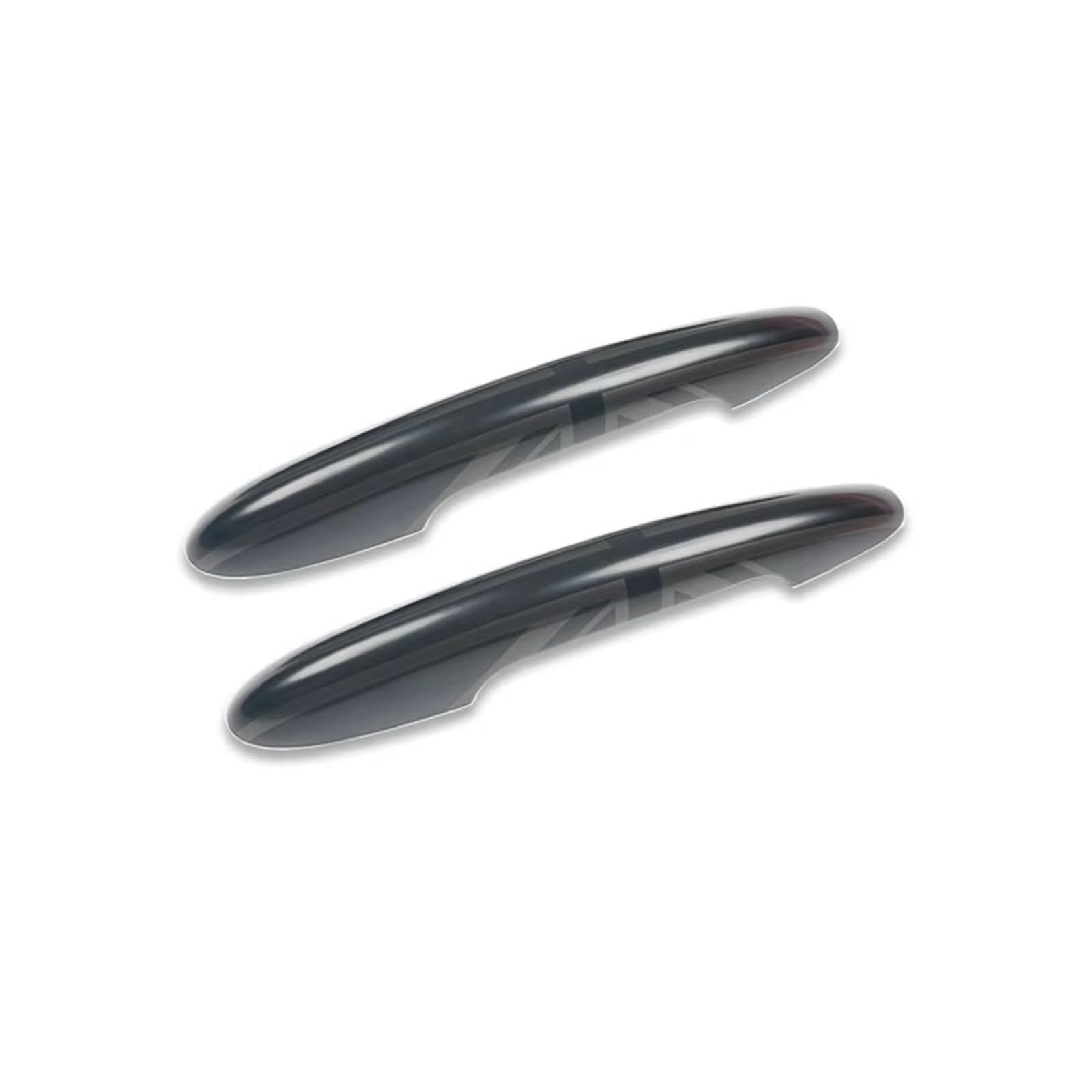 HILLAR Auto Außentürgriffe Für MINI Für Cooper S Für JCW F56 F57 Auto-Styling Außen 2 Stück Im Set Schwarz Glänzend Türgriffabdeckung Aufkleber Trim Außentürgriff Auto(The Black Flag) von HILLAR