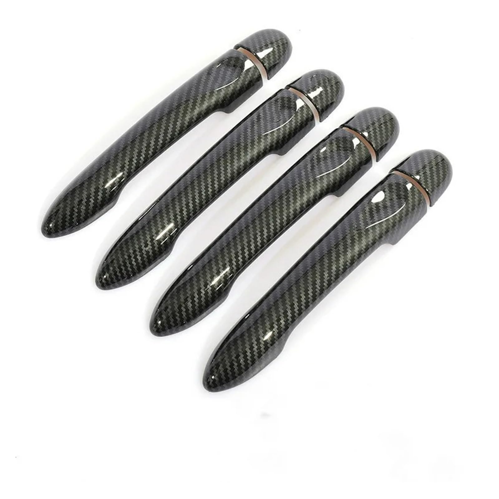 HILLAR Auto Außentürgriffe Für Megane 3 MK3 Für III 2008 2009 2010 2011 2012 2013 2014 2016 Carbon Fiber Auto Türgriff Abdeckung Trim Außentürgriff Auto(4Dr no Key no Button) von HILLAR