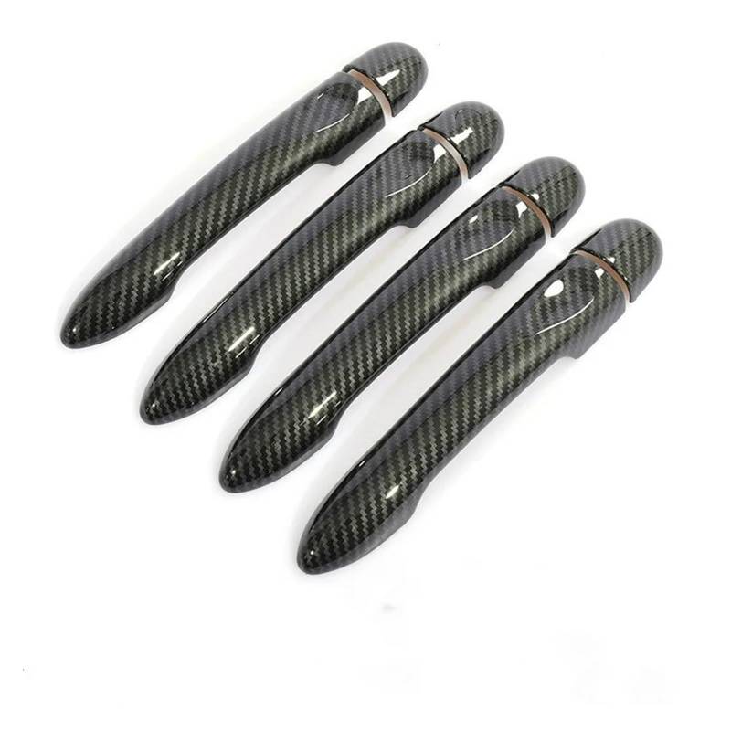HILLAR Auto Außentürgriffe Für Megane 3 MK3 Für III 2008 2009 2010 2011 2012 2013 2014 2016 Carbon Fiber Auto Türgriff Abdeckung Trim Außentürgriff Auto(4Dr no Key no Button) von HILLAR