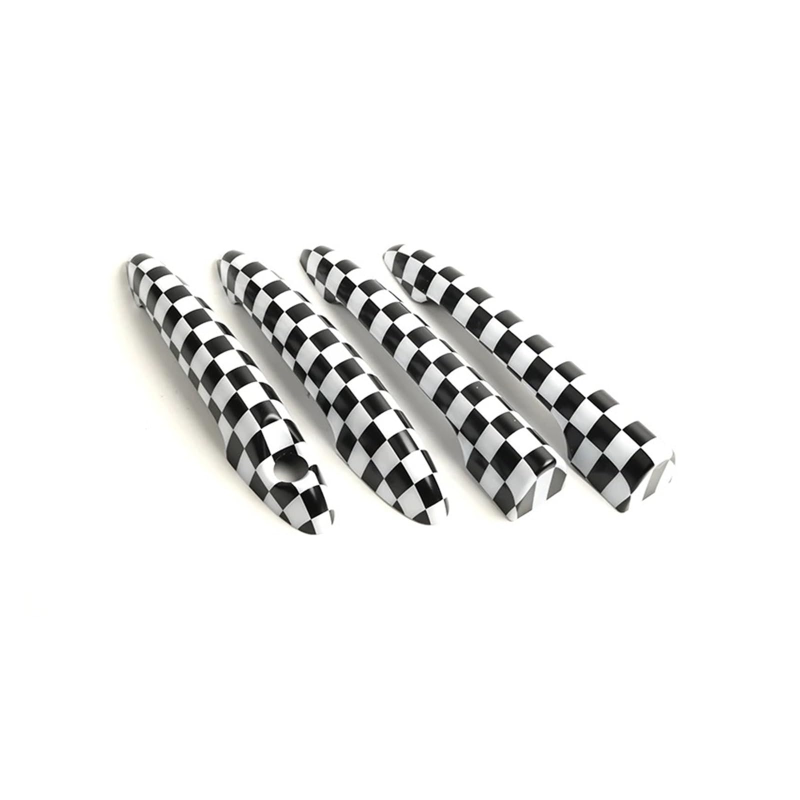 HILLAR Auto Außentürgriffe Für Mini Für Cooper Für One DS Für JCW R55 Für Clubman 4Doors 2007-2014 Türgriffabdeckungen Aufkleber Auto-Styling Außentürgriff Auto(Style F) von HILLAR