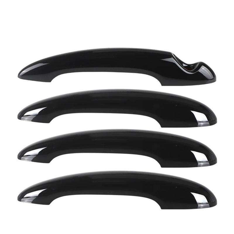 HILLAR Auto Außentürgriffe Für Mini R60 Für Countryman Für Cooper S 2011-2016 4-Türer Glänzend Schwarz Auto-Styling Autotürgriffabdeckungen Zierleiste Außentürgriff Auto von HILLAR