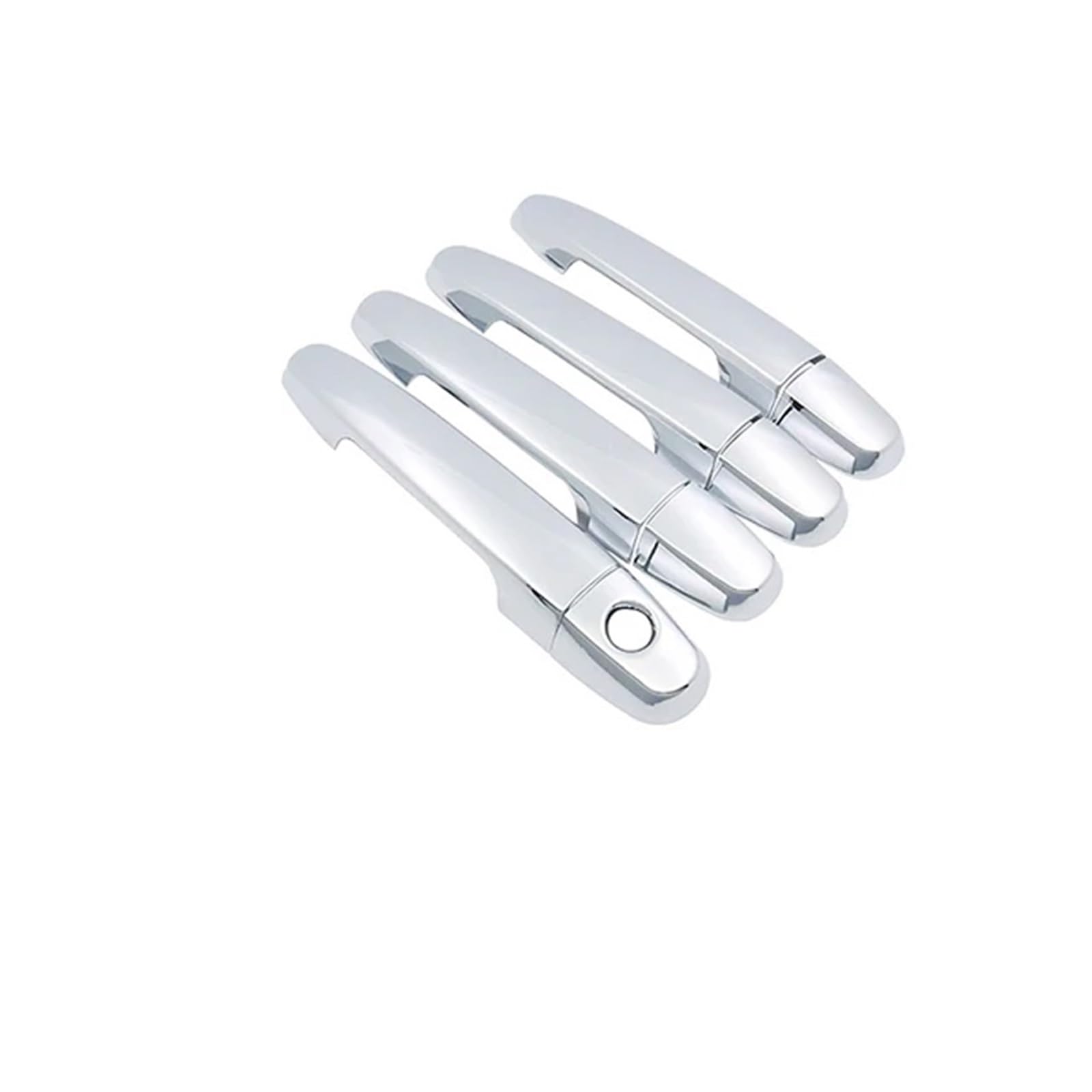 HILLAR Auto Außentürgriffe Für Peugeot 108 2014~2022 Auto-Imitation Carbonfaser-Griffe Oder Chrom-Türgriffe Abdeckung Autozubehör Außentürgriff Auto(Handle 1 Keyhole A) von HILLAR