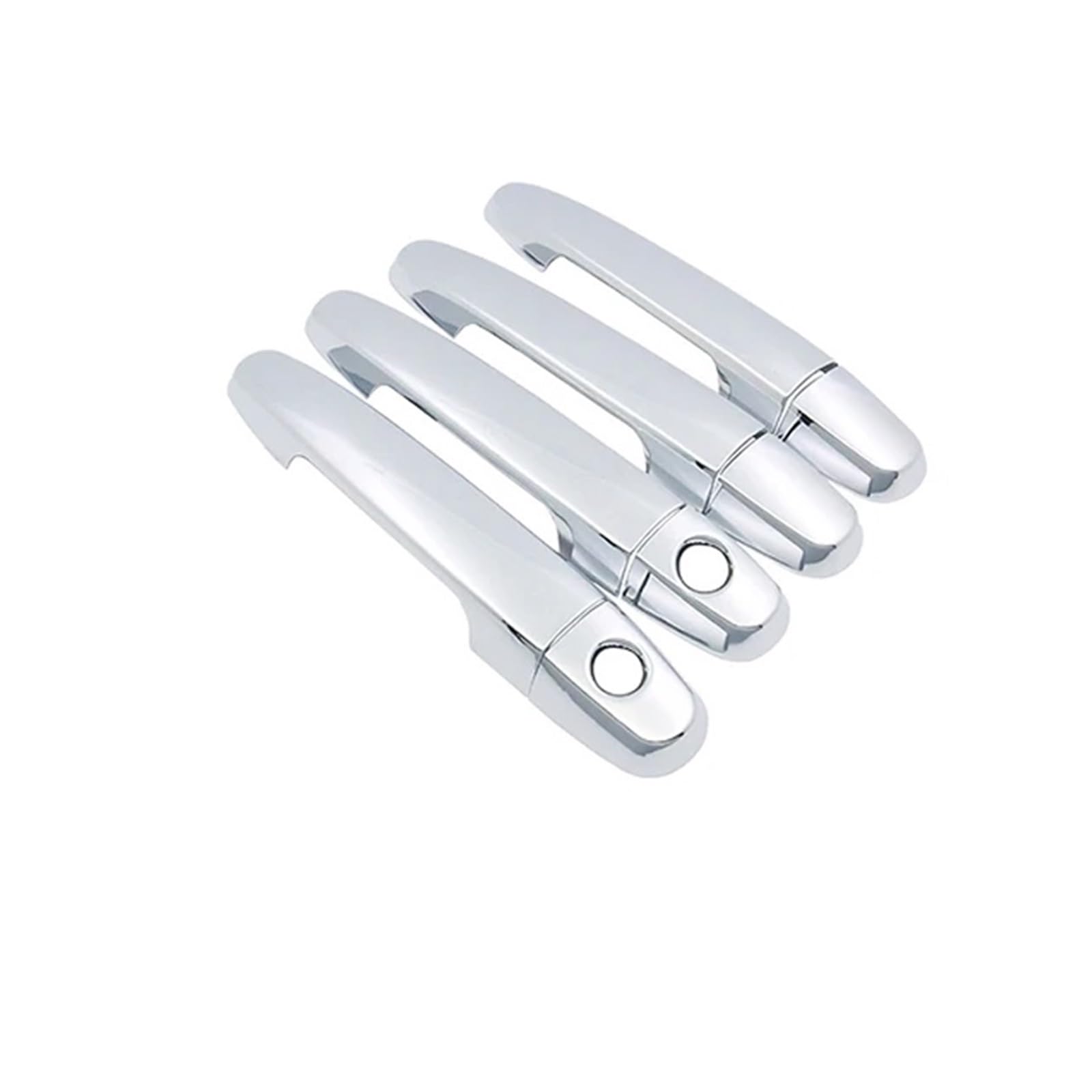 HILLAR Auto Außentürgriffe Für Peugeot 108 2014~2022 Auto-Imitation Carbonfaser-Griffe Oder Chrom-Türgriffe Abdeckung Autozubehör Außentürgriff Auto(Handle 2 Keyholes) von HILLAR