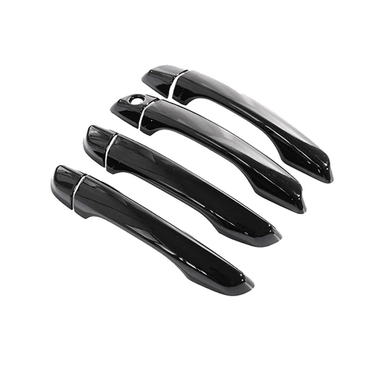 HILLAR Auto Außentürgriffe Für Peugeot 3008 P84 MK2 2017~2023 Auto Türgriffe Abdeckungen Außen Scratch Schutz Decor Außentürgriff Auto(Handle 1 Keyhole A) von HILLAR