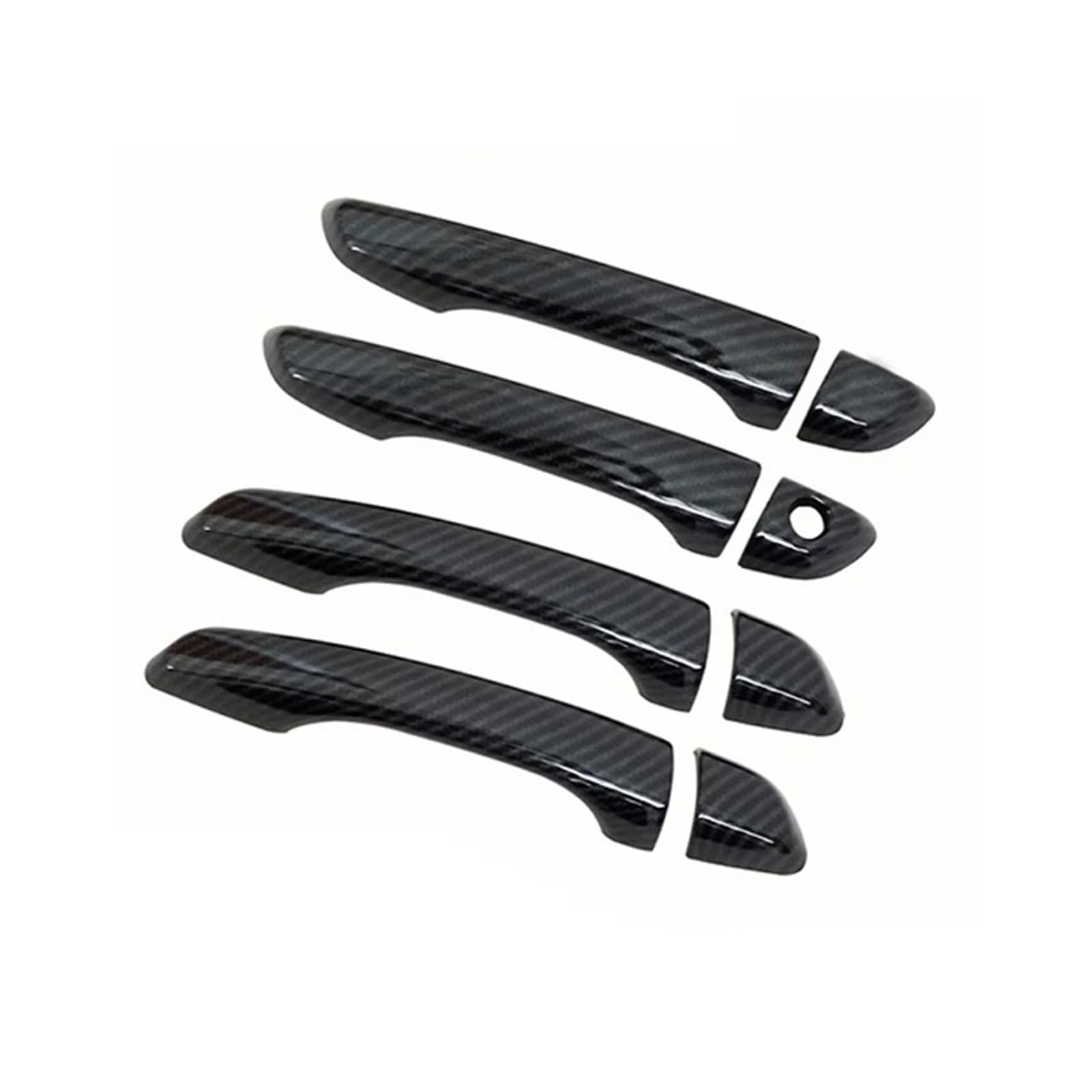 HILLAR Auto Außentürgriffe Für Peugeot 3008 P84 MK2 2017~2023 Auto Türgriffe Abdeckungen Außen Scratch Schutz Decor Außentürgriff Auto(Handle 1 Keyhole C) von HILLAR